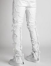 Load image into Gallery viewer, GHOST WHITE STACKED DENIM
